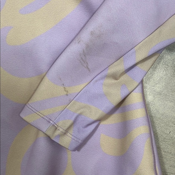 Seaa Swimsuit in Purple and Cream - Picture 3 of 5